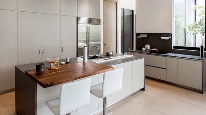 Zen Open Dry Kitchen Design